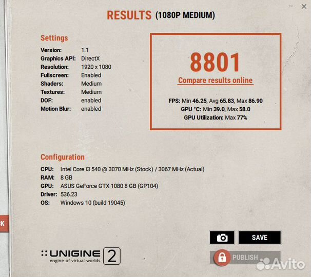 Видеокарта Asus ROG strix GTX 1080 8 gb