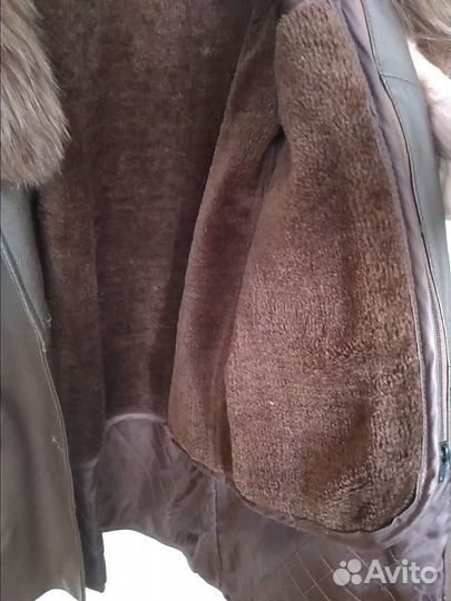 Куртка кожаная