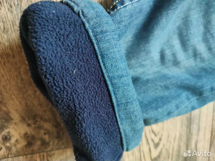 Джинсы утепленные для девочки 122