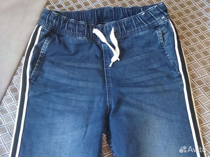 Джинсы 128 теплые