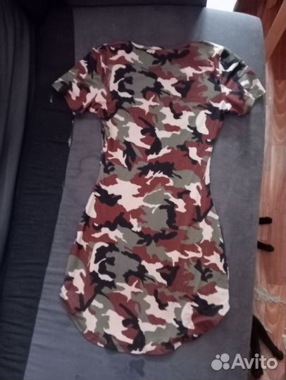 Платье женское камуфляжное