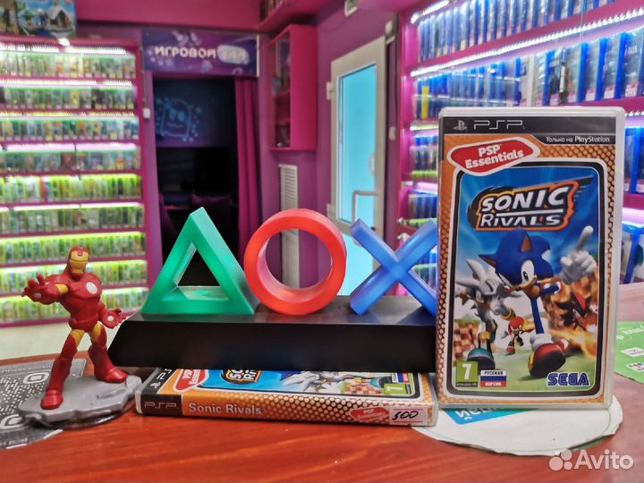 Диск PSP Sonic Rivals