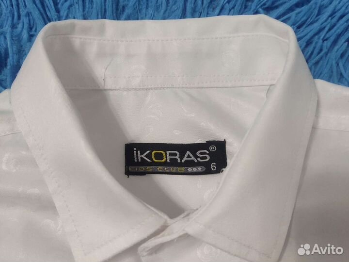 Рубашка белая детская 6 лет
