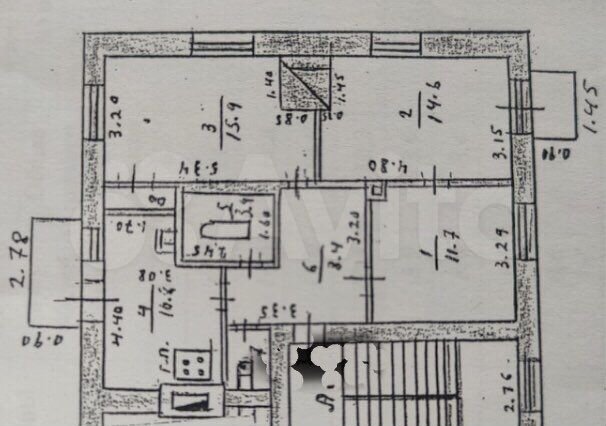 3-к. квартира, 68,6 м², 2/3 эт.