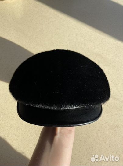 Меховая мужская кепка