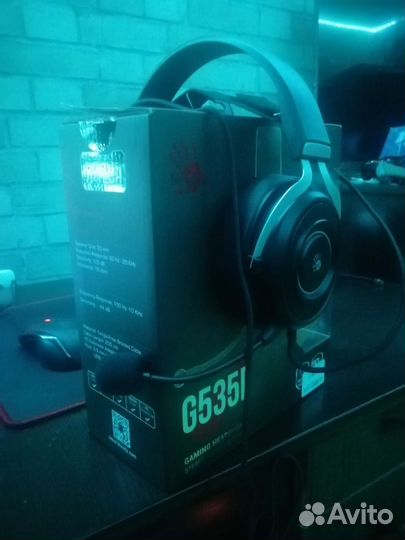 Игровые наушники bloody g535p