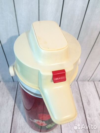 Термос с помпой на 3 литра времён СССР