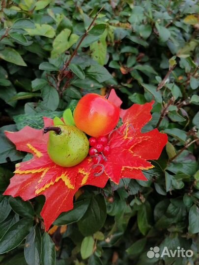 Осенняя брошка