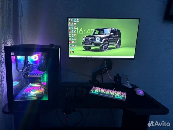 Продам игровой компьютер с монитором