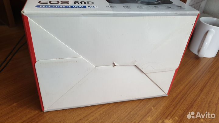 Коробка от фотоаппарата canon 60d