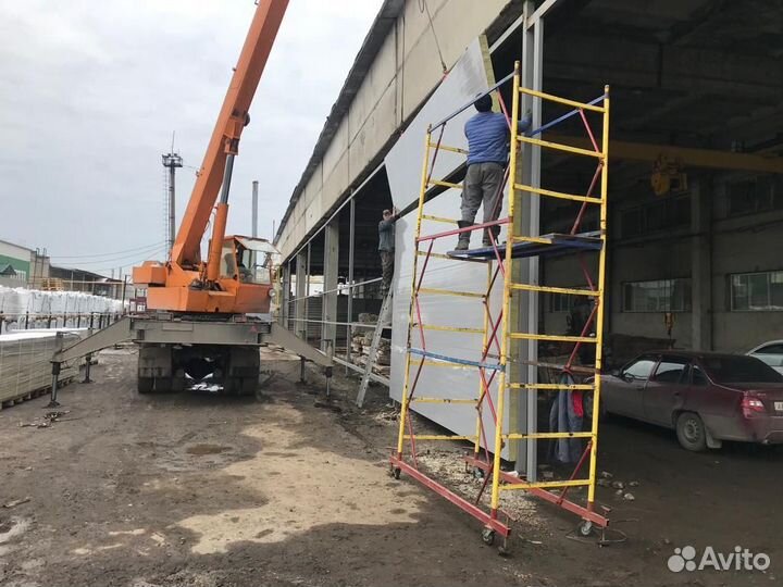 Быстро возводимые здания из сэндвич панелей