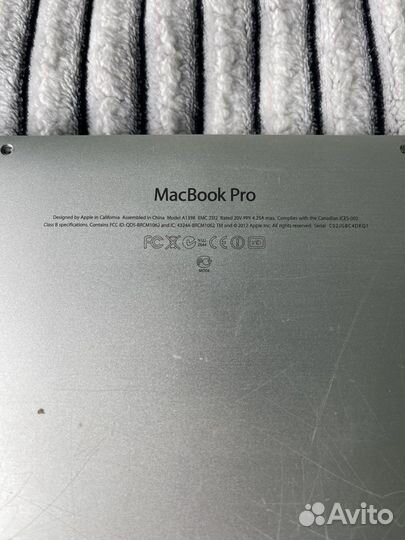 Apple MacBook Pro topcase топкейс