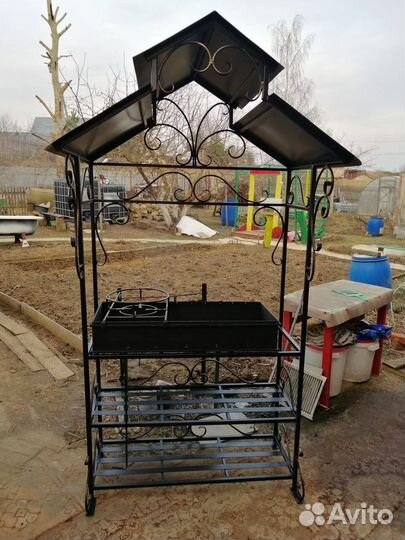 Беседка с мангалом