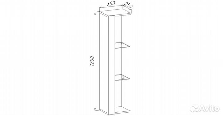 Тумба под тв Алаида + Два пенала