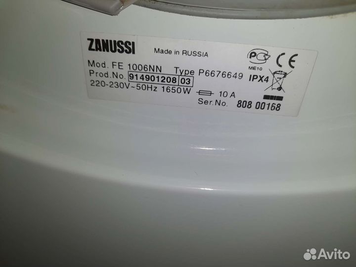 Стиральная машина бу Zanussi FE 1006 NN