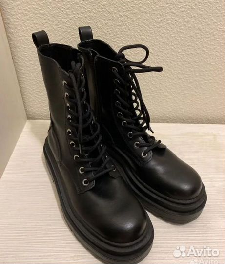 Ботинки берцы pull bear