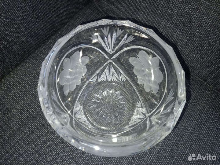 Ваза конфетница хрусталь СССР