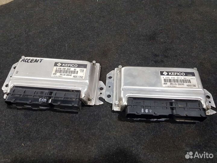 Эбу Hyundai accent