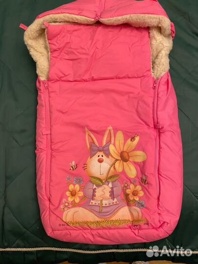 Конверт на выписку для девочки зима