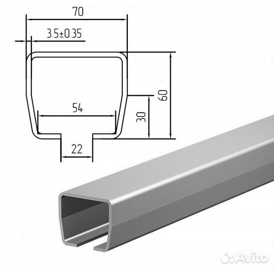 Откатные ворота 4х2 Т-профиль+автоматика Home Gate