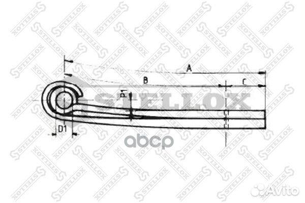 84-55680-SX полурессора 2/40x86x100 580+55 S30