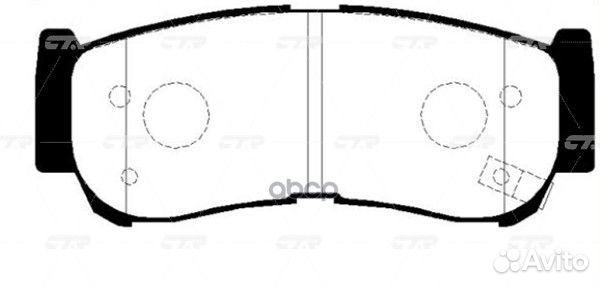 Колодки задние ckkh32 CTR GK0486 GK0486 CTR
