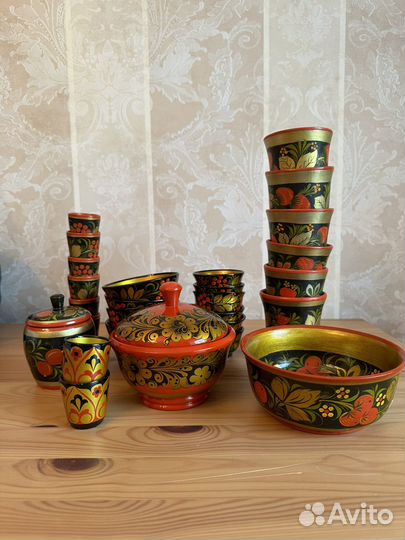 Посуда хохлома СССР
