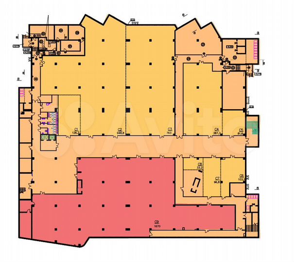 Свободного назначения, 1670 м²