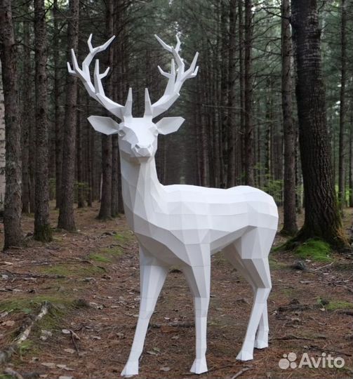 Полигональный декор внутренний и наружний