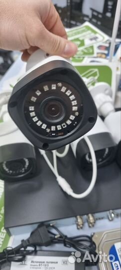 Комплект видеонаблюдения 4 камеры P2P: xmeye