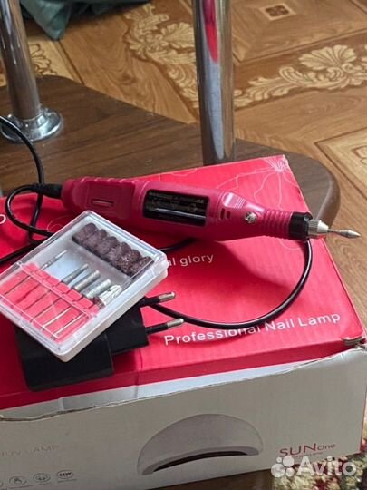 Лампа Sunone и фреза для маникюра