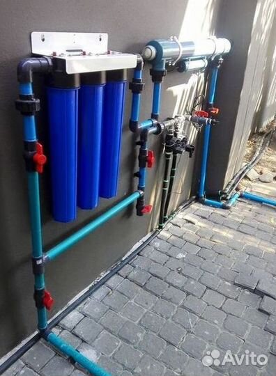 Система очистки воды с обратным осмосом