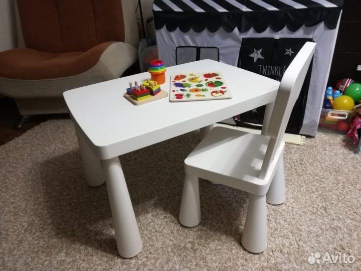 Стол стул икеа маммут