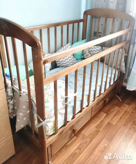 Бортики подушки для детской кроватки