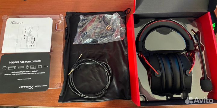 Игровые наушники HyperX Cloud Alpha Red (HX-hsca-R