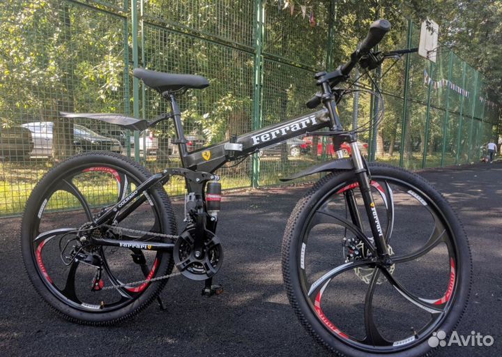 Велосипед на литых дисках