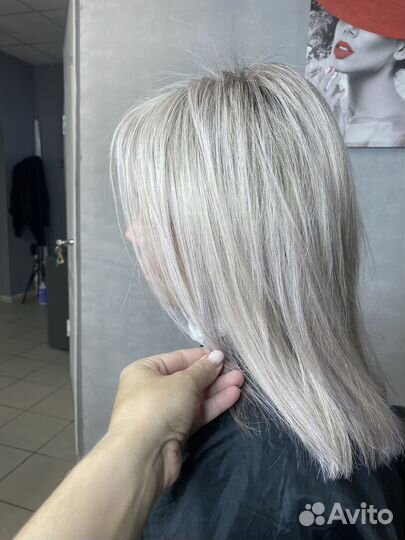 Стрижка и окрашивание волос