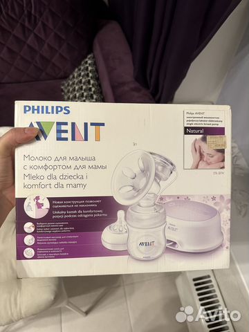 Молокоотсос avent электрический