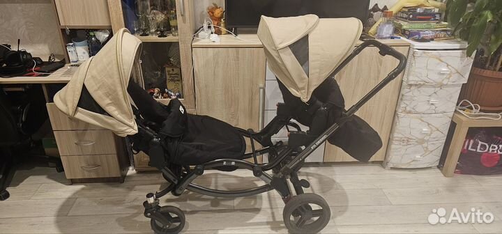 Коляска для двойни 3 в 1