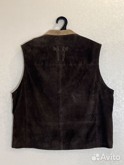 Баварский замшевый жилет, ог.124, винтаж
