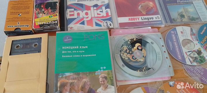 Аудио кассеты с записью иностранных языков