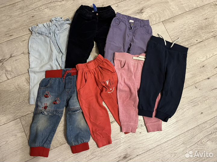 Вещи пакетом для девочки 80 86