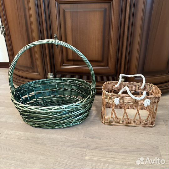 Плетеная сумка, корзина