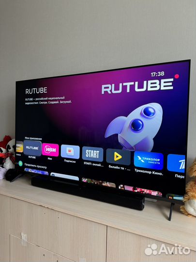 Телевизор Sber 55 qled 4K новая