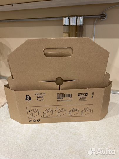 Коробка корзинка для бутылок IKEA