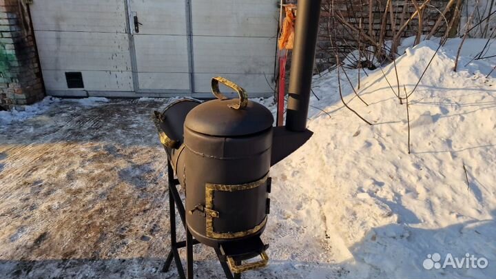 Мангал 2в1, барбекю, печь под казан