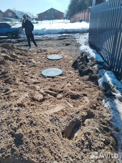 Септики под ключ из бетонных колец канализация