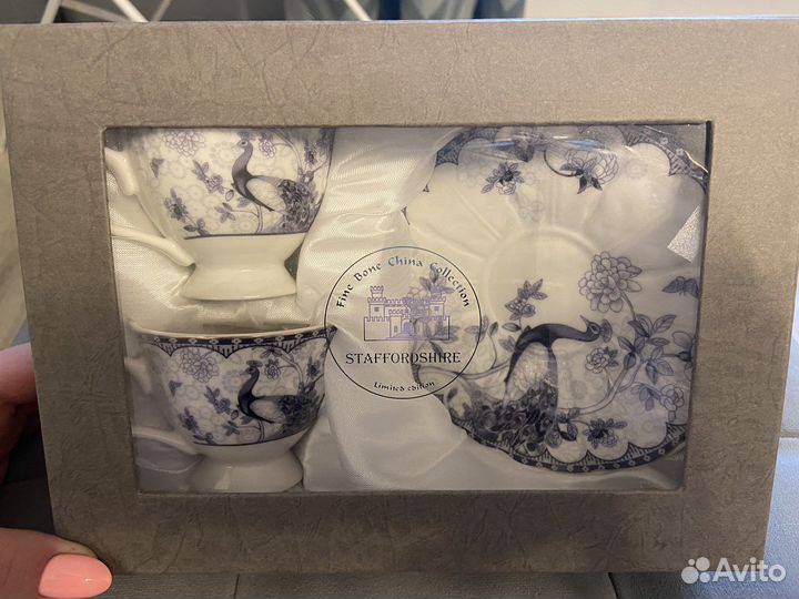 Кофейный набор staffordshire 2 персоны фарфор