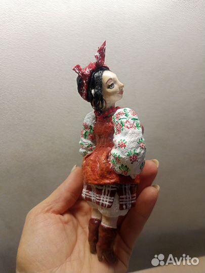 Ватные елочные игрушки от