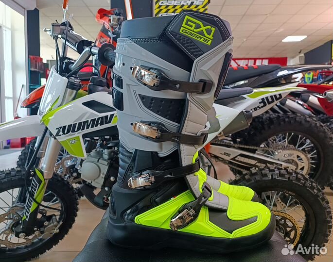 Мотоботы gaerne GX-1 EVO Черный/Желтый/Серый